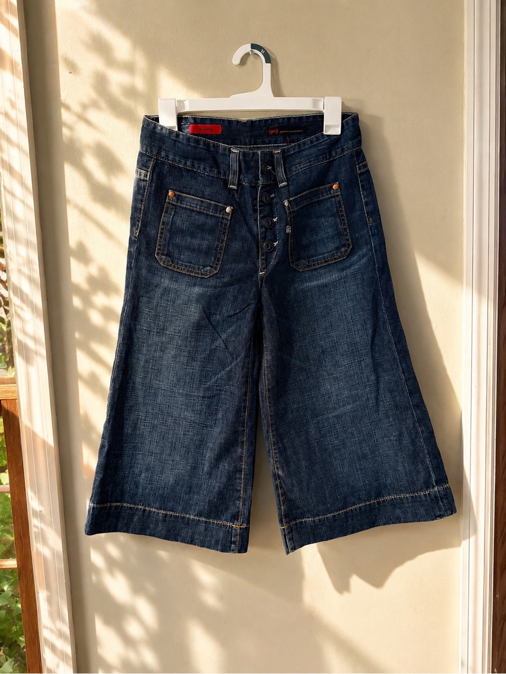 AG Adriano Goldschmied The Savoy Wide Leg Shorts Culottes NWOT